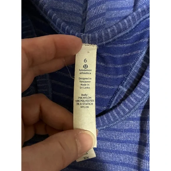 Lululemon Racer Back Tank Top‎ Women's Size 6 (Q15) - Picture 3 of 7